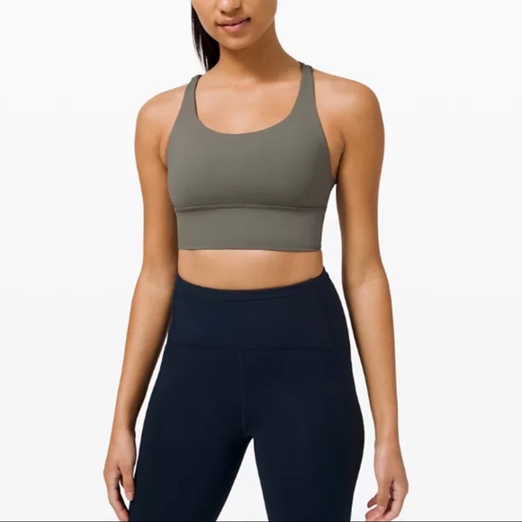 LLL Energy Longline Bra *mesh* (grey sage) - Picture 4 of 14